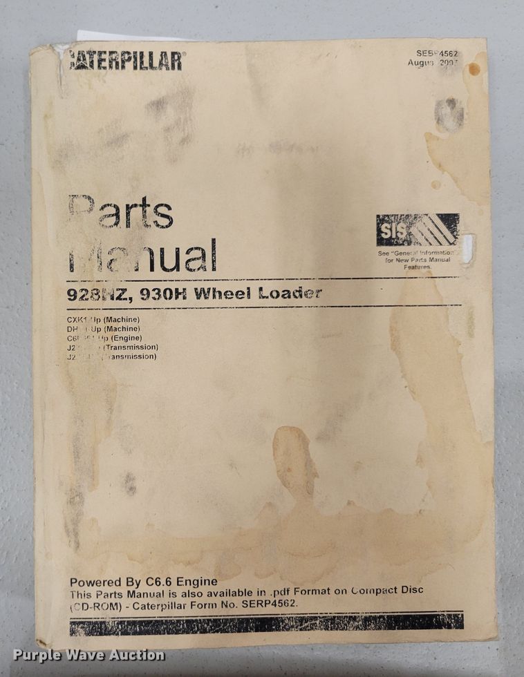 image for item LY9972 (3) Caterpillar manuals