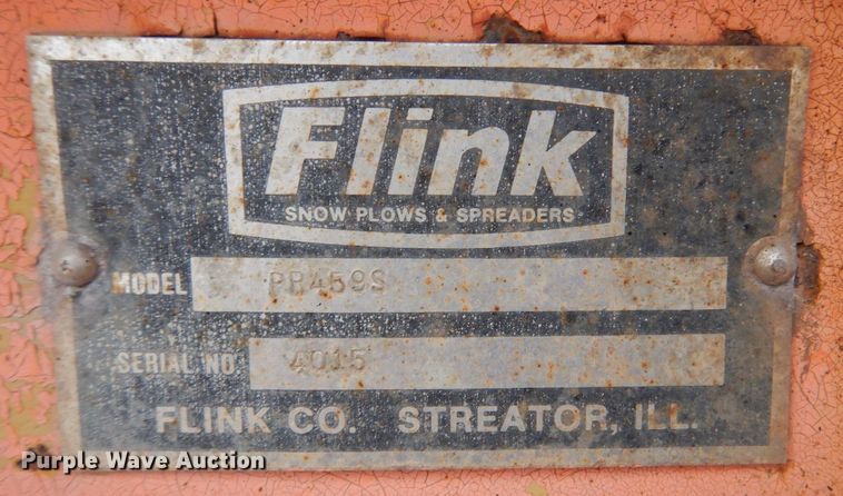 image for item LY9975 Flink PR459S  120" W snow plow