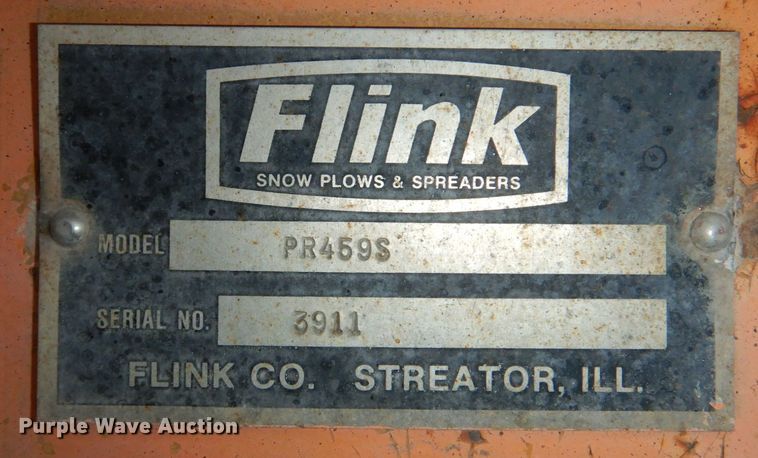 image for item LY9977 Flink PR459S  120" W snow plow