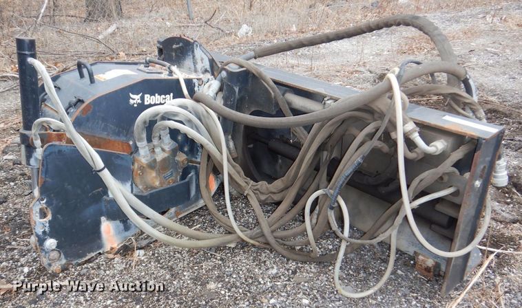 image for item LY9982 Bobcat  skid steer curb planer