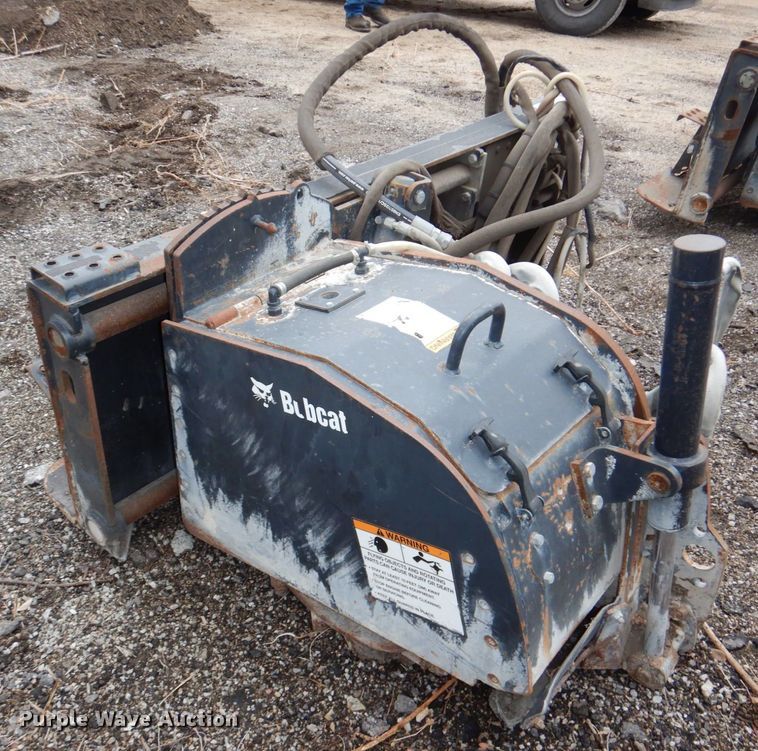 image for item LY9982 Bobcat  skid steer curb planer