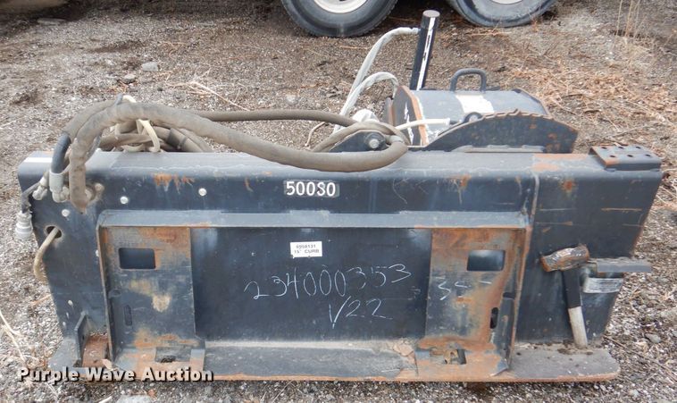 image for item LY9982 Bobcat  skid steer curb planer