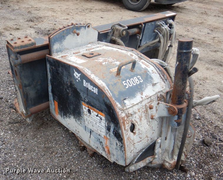 image for item LY9984 Bobcat  skid steer curb planer