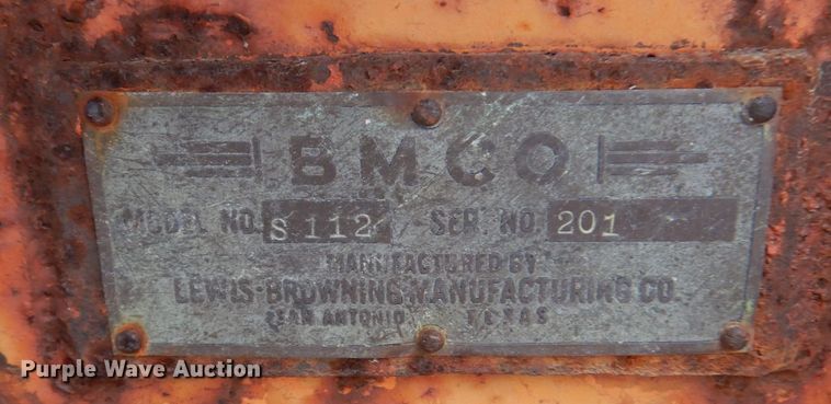 image for item LY9985 BMCO S112  sheepsfoot roller