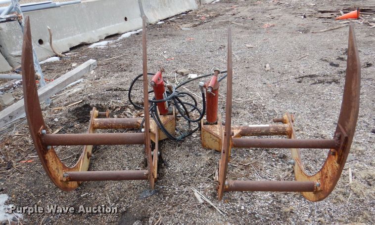 image for item LY9986 (2) wheel loader grapple attachments