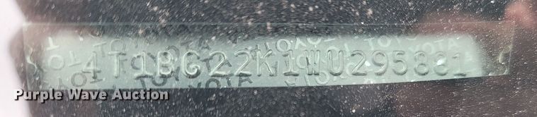 image for item MH9687 1998 Toyota Camry LE