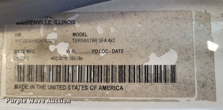 image for item MH9732 2014 International TerraStar  ambulance