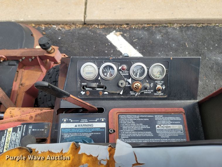 image for item MH9743 Toro Groundmaster 322D  lawn mower