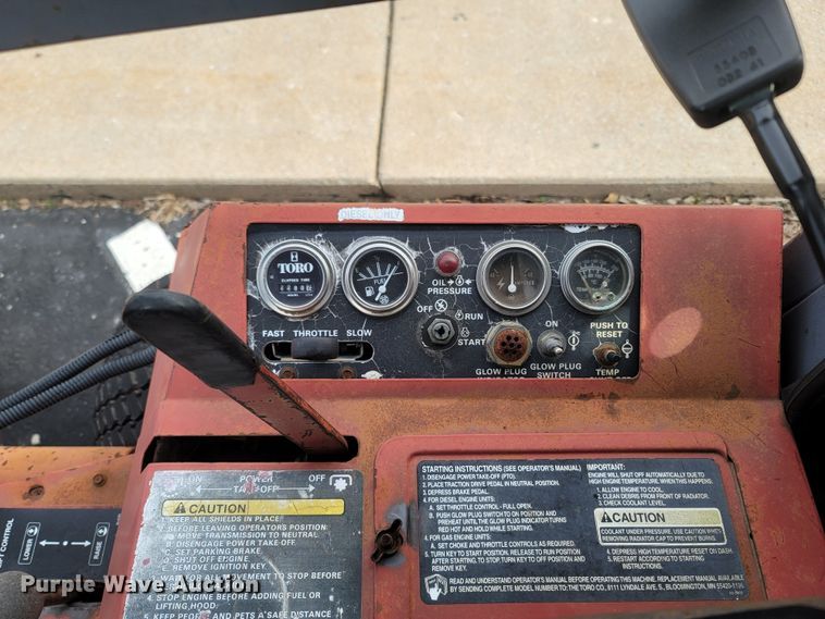 image for item MH9744 Toro Groundmaster 322D  lawn mower