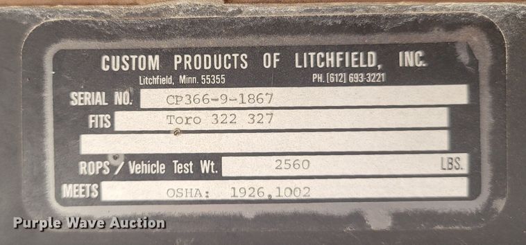 image for item MH9744 Toro Groundmaster 322D  lawn mower