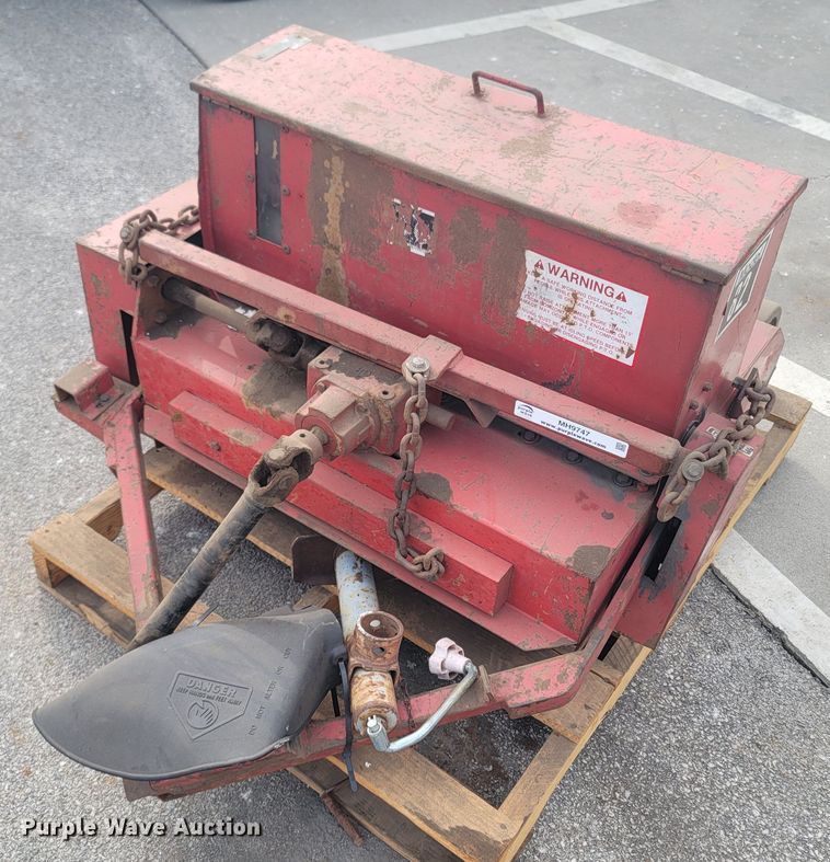 image for item MH9747 Olathe Manufacturing 82  front mount mower seed box