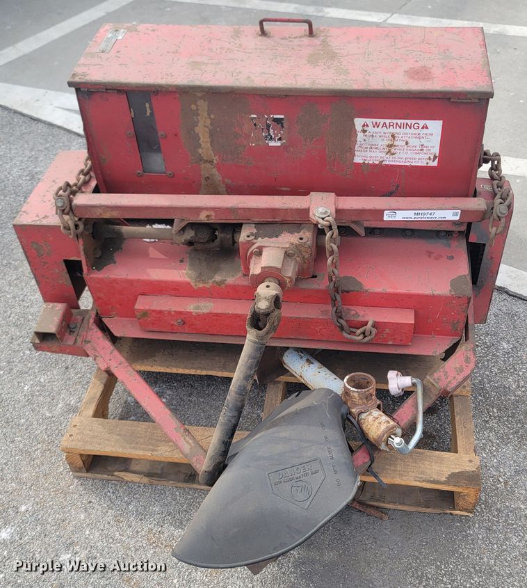 image for item MH9747 Olathe Manufacturing 82  front mount mower seed box