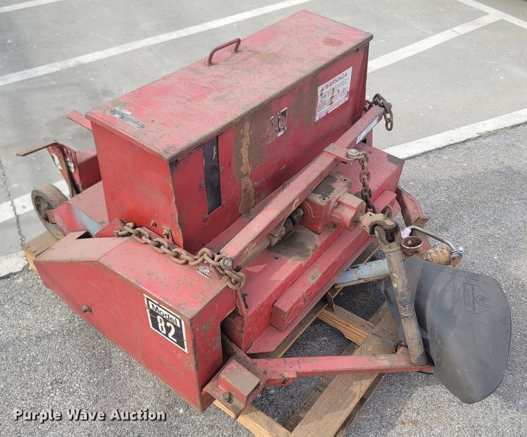 image for item MH9747 Olathe Manufacturing 82  front mount mower seed box