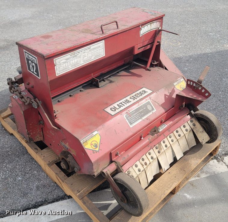 image for item MH9747 Olathe Manufacturing 82  front mount mower seed box