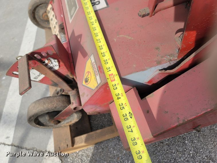 image for item MH9747 Olathe Manufacturing 82  front mount mower seed box