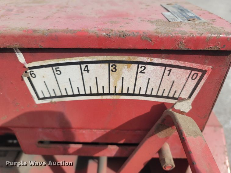 image for item MH9747 Olathe Manufacturing 82  front mount mower seed box