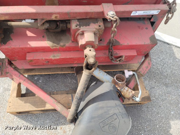 image for item MH9747 Olathe Manufacturing 82  front mount mower seed box