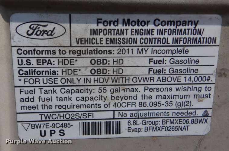 image for item MM9639 2012 Ford E450  shuttle bus