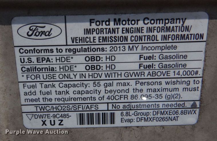 image for item MM9642 2013 Ford E450  shuttle bus