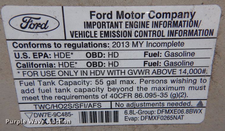 image for item MM9644 2013 Ford E450  shuttle bus
