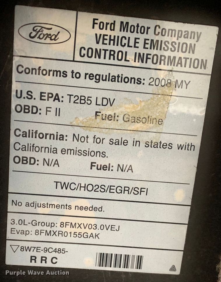 image for item MM9704 2008 Ford Fusion