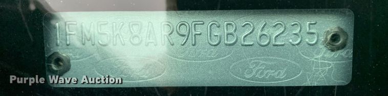 image for item MM9705 2015 Ford Explorer Police Interceptor  SUV