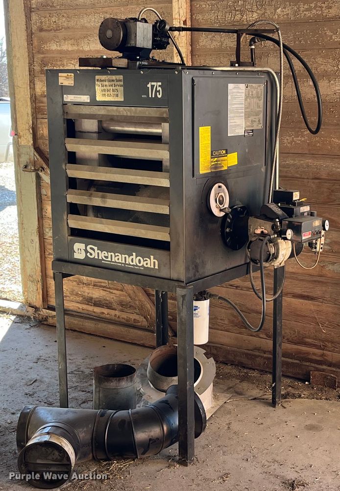 Shenandoah 175 waste oil heater in Memphis, MO Item MW9498 sold Purple Wave