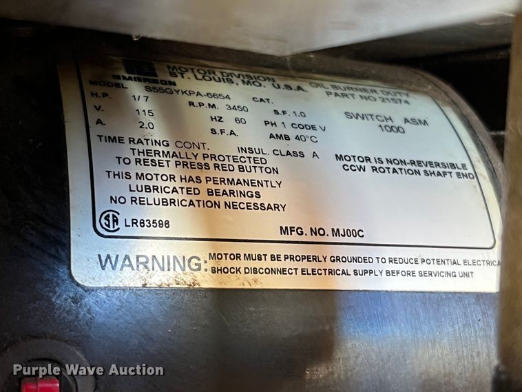 image for item MW9498 Shenandoah 175  waste oil heater