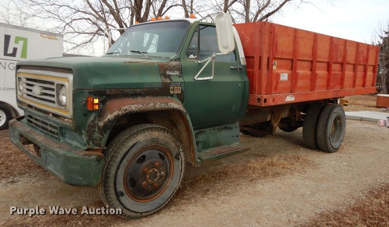 image for item DK7619 1974 Chevrolet C60  grain truck