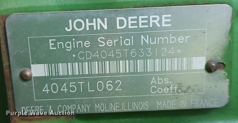 image for item DO3772 John Deere 6405  MFWD tractor