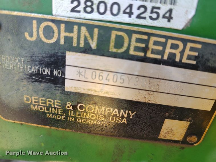 image for item DO3772 John Deere 6405  MFWD tractor