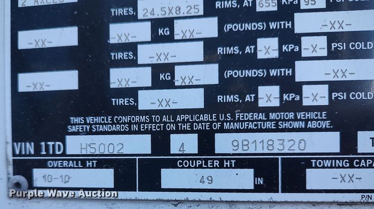 image for item DO3794 2009 Timpte Super Hopper  grain trailer