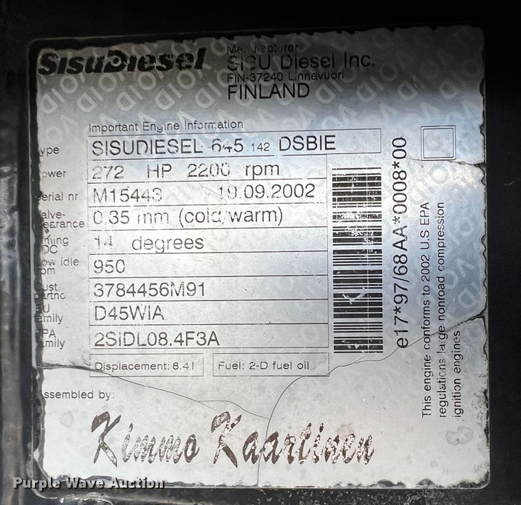 image for item DQ1970 2002 Challenger MT665  MFWD tractor