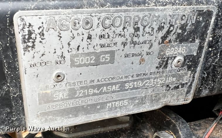 image for item DQ1970 2002 Challenger MT665  MFWD tractor