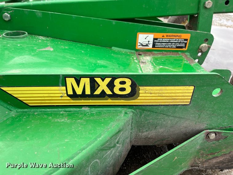 image for item DQ3978 John Deere MX8  rotary mower