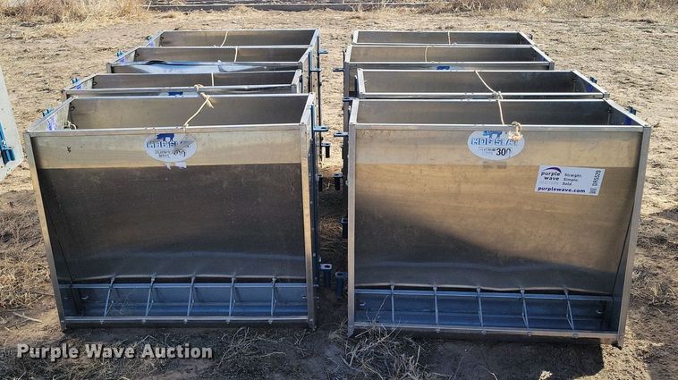 image for item DR5520 (8) Hog Slat Platinum Series 300 hog feeders