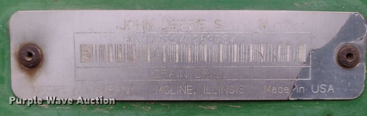 image for item DR8145 John Deere 750  grain drill