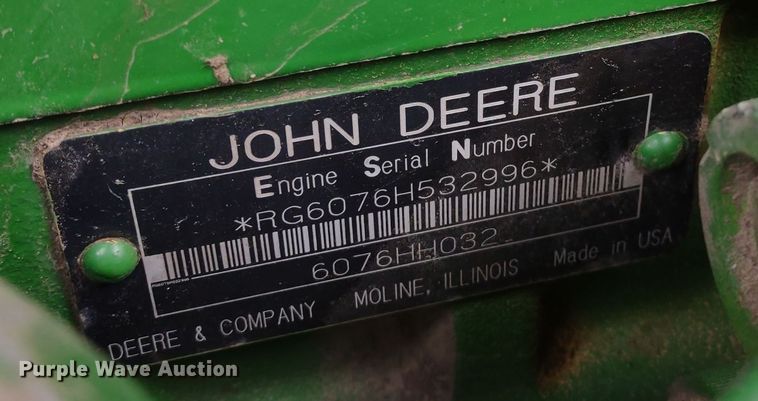 image for item DR8150 1994 John Deere 9500  RWA combine