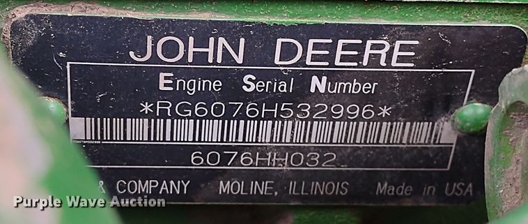 image for item DR8150 1994 John Deere 9500  RWA combine