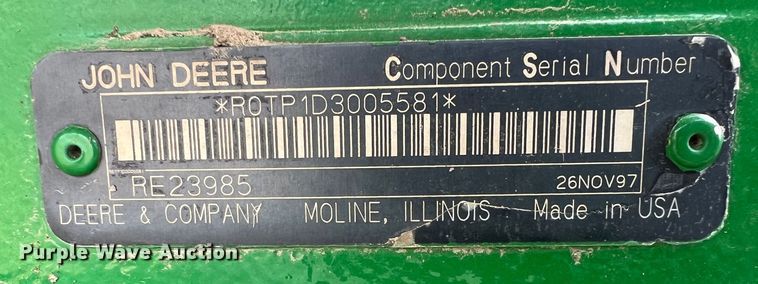 image for item ID9321 1997 John Deere 9200 4WD tractor