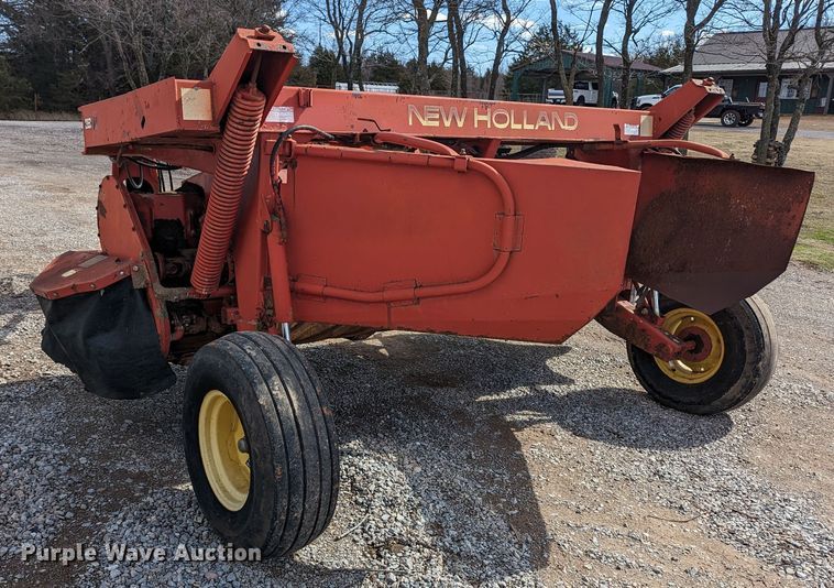 image for item LF9609 1990 New Holland 411 Discbine  swather / windrower