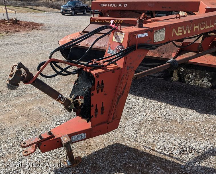 image for item LF9609 1990 New Holland 411 Discbine  swather / windrower