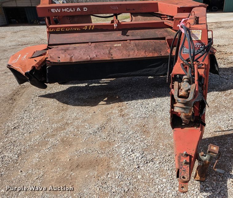 image for item LF9609 1990 New Holland 411 Discbine  swather / windrower