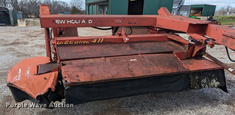 image for item LF9609 1990 New Holland 411 Discbine  swather / windrower