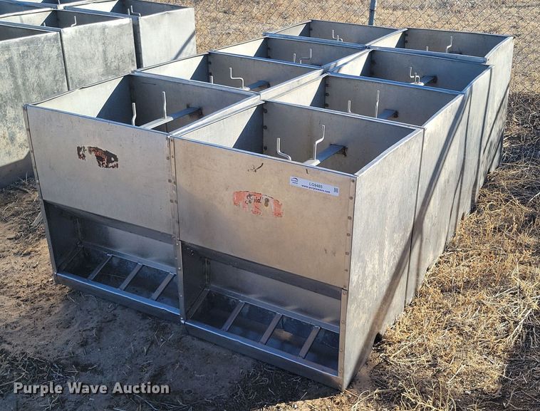 image for item LG9485 (8) Smidley hog feeders