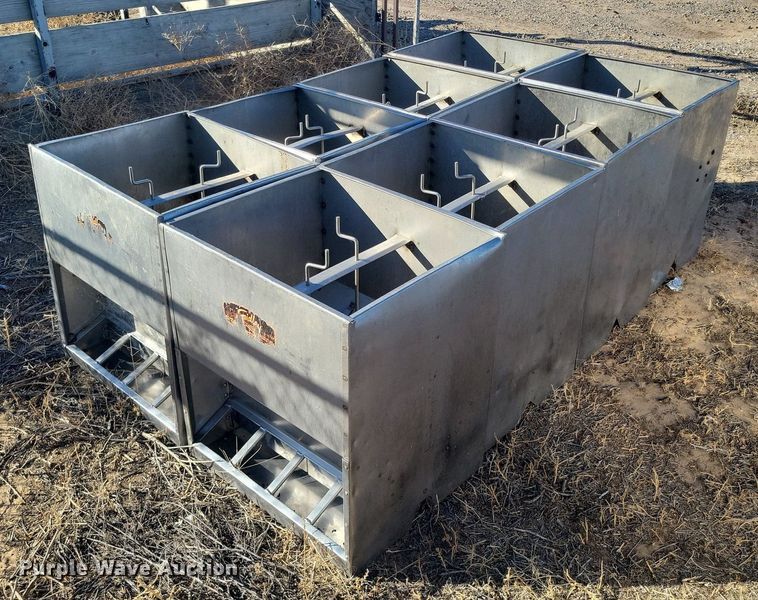 image for item LG9485 (8) Smidley hog feeders