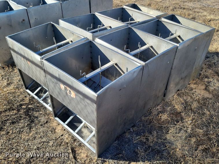 image for item LG9487 (8) Smidley hog feeders