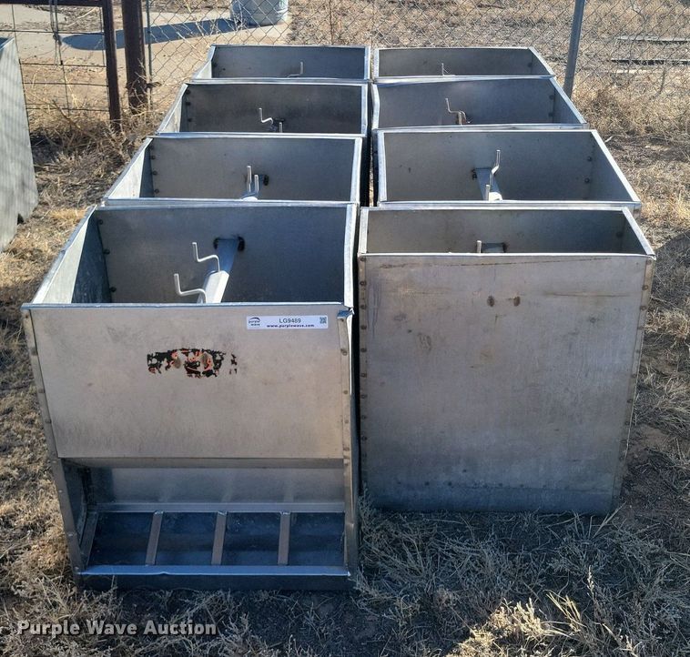 image for item LG9489 (8) Smidley hog feeders