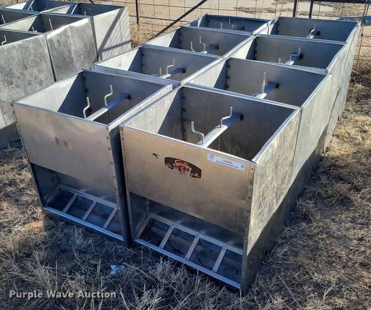 image for item LG9490 (8) Smidley hog feeders