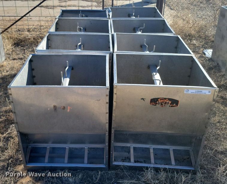 image for item LG9490 (8) Smidley hog feeders
